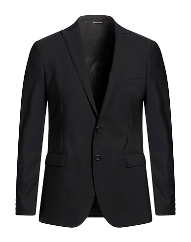 TONELLO Blazer Black 98% Virgin Wool, 2% Elastane