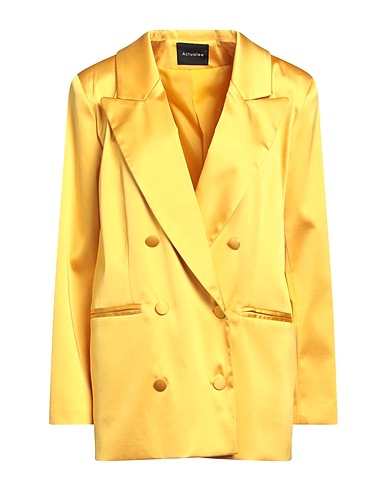 ACTUALEE Blazer Yellow 100% Polyester
