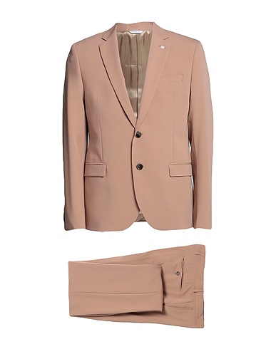 MANUEL RITZ Abito Cammello 70% Poliestere, 24% Viscosa, 6% Elastan