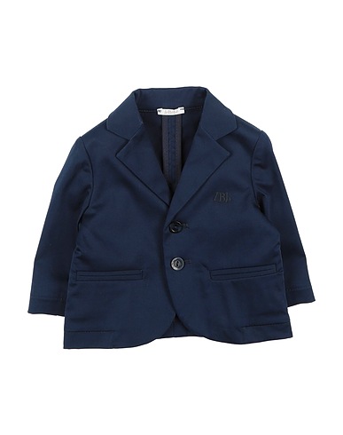 LE BEBÉ Blazer Navy blue 98% Cotton, 2% Elastane