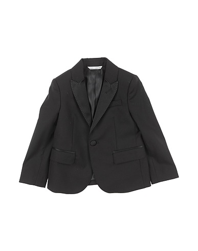 DOLCE&GABBANA Blazer Black 92% Virgin Wool, 3% Elastane, 3% Polyester, 2% Silk