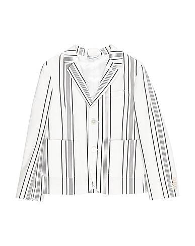 DOLCE&GABBANA Blazer White 97% Cotton, 3% Elastane