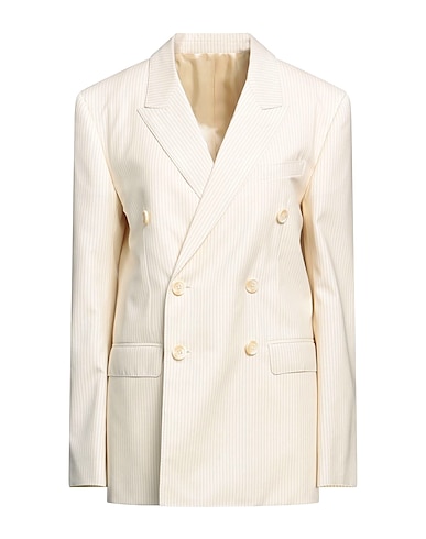 CELINE Blazer Ivory 100% Wool, Cupro, Viscose