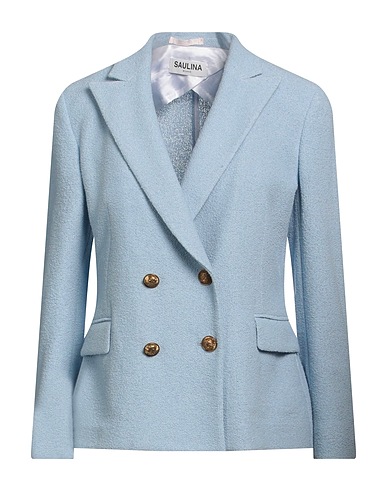 SAULINA Milano Giacca Blu chiaro 60% Cotone, 40% Poliestere, Cupro