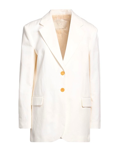 TELA Blazer Cream 70% Cotton, 30% Polyester, Viscose