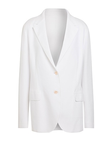 ELEVENTY Blazer White 74% Cotton, 21% Polyamide, 5% Elastane