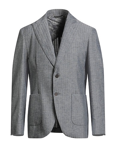 MESSAGERIE Veste PATRIZIO PISCAGLIA Bleu marine 75% Coton, 10% Lin, 10% Acrylique, 5% Autres fibres