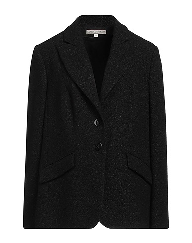 BARBARA LOHMANN Blazer Black 85% Wool, 15% Polyamide