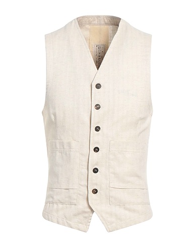 MESSAGERIE Panciotto Panna 75% Cotone, 10% Lino, 10% Acrilico, 5% Altre Fibre