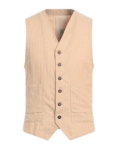 MESSAGERIE Panciotto Beige 75% Cotone, 10% Lino, 10% Acrilico, 5% Altre Fibre