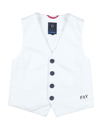 FAY Tailored Vests 97% Cotton, 3% Elastane, Polyester