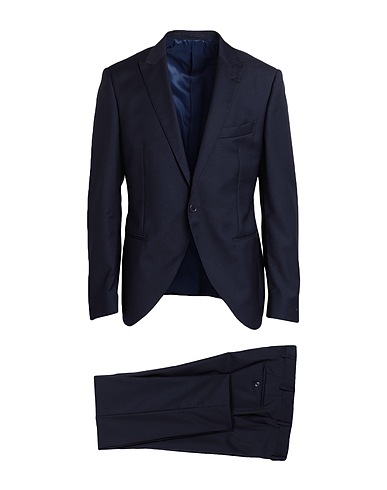 LUIGI BIANCHI Mantova Suits Midnight blue 100% Wool