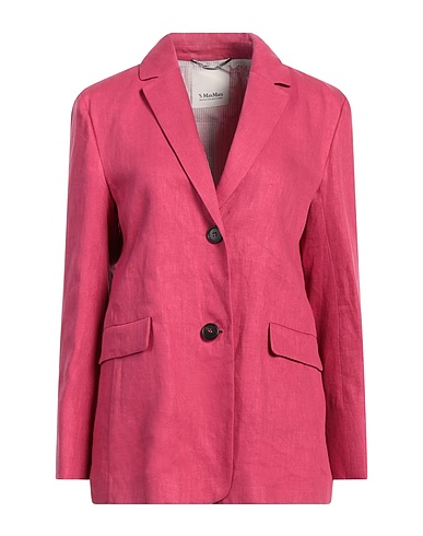 'S MAX MARA Blazer MAGENTA 100% Linen