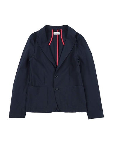 BIKKEMBERGS Blazer Midnight blue 95% Cotton, 5% Elastane