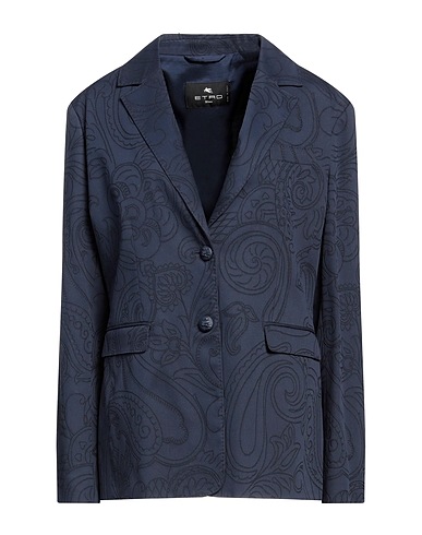 ETRO Jackett Nachtblau 63% Baumwolle, 35% Viskose, 2% Elastan