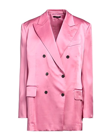 TOM FORD Blazer Pink 65% Acetate, 35% Viscose, Polyester, Cotton, Modal