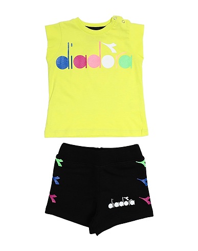 DIADORA Completo Baby  Verde lime 100% Cotone