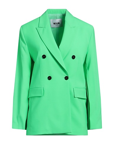 MSGM Veste Vert 96% Laine vierge, 4% Élasthanne