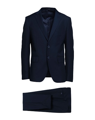 HERMAN & SONS Suits Navy blue 70% Polyester, 30% Viscose