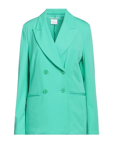 MERCI ITALIA Giacca Verde 63% Viscosa, 32% Nylon, 5% Elastan