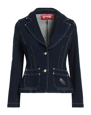 ANGELO MARANI Blazer Blue 95% Cotton, 5% Elastane