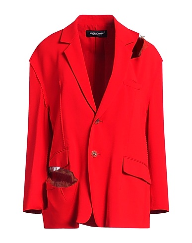 UNDERCOVER Blazer Red 85% Triacetate, 15% Polyester