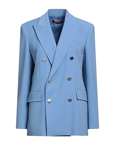 MAX MARA STUDIO Blazer Pastel blue 100% Virgin Wool