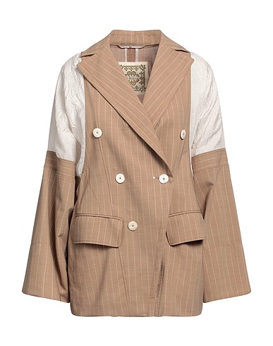 HIGH Blazer Camel 95% Wool, 5% Elastane