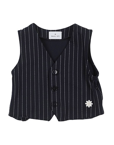 MANUEL RITZ Waistcoat 90% Cotton, 10% Elastane