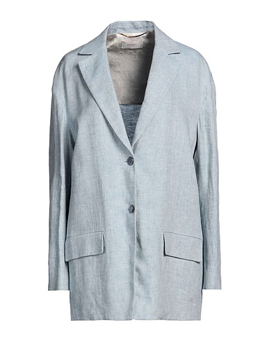 AGNONA Blazer Sky blue 100% Linen