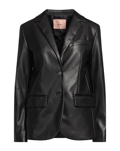 TWINSET Blazer Black 100% Polyester