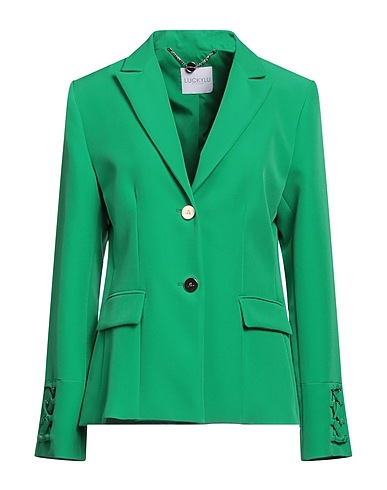 LUCKYLU Milano Blazer Green 89% Polyester, 11% Elastane