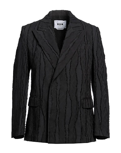 MSGM Blazer Black 100% Cotton
