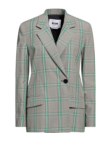 MSGM Blazer Military green 58% Recycled polyester, 42% Cotton