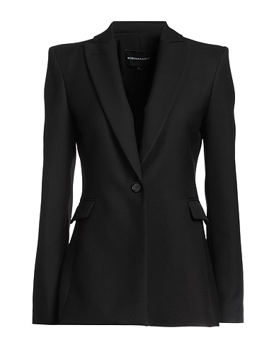 BCBGMAXAZRIA Blazer Black 50% Wool, 50% Polyester