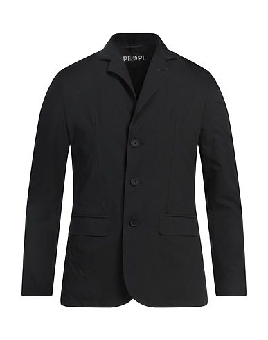 PEOPLE OF SHIBUYA Blazer Nero 50% Poliestere riciclato, 50% Poliestere
