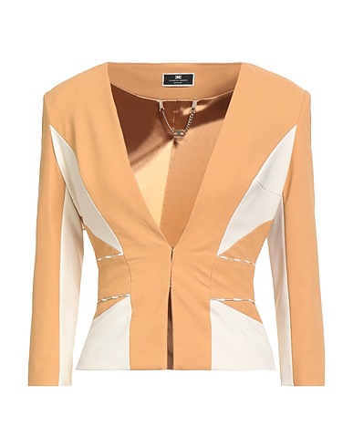 ELISABETTA FRANCHI Jacket Sand 86% Polyamide, 14% Elastane