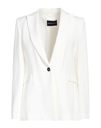 BCBGMAXAZRIA Blazer White 100% Viscose