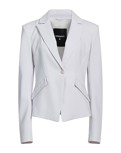 PATRIZIA PEPE Blazer Light grey 97% Polyester, 3% Elastane