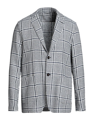 LARDINI Blazer Bianco 55% Seta, 45% Lana