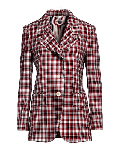 THOM BROWNE Blazer Brick red 100% Wool