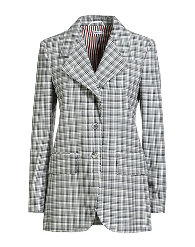 THOM BROWNE Blazer Grey 100% Wool