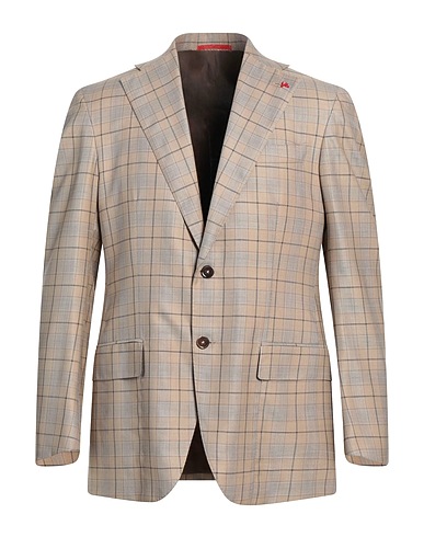 ISAIA Blazer Beige 80% Wool, 20% Silk