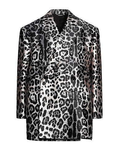 DOLCE&GABBANA Blazer Black 84% Polyester, 10% Silk, 6% Metallic Polyester
