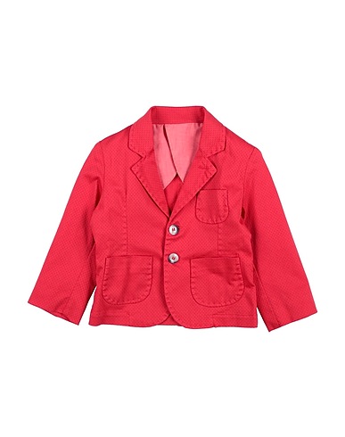 MANUELL & FRANK Blazer Red 97% Cotton, 3% Elastane
