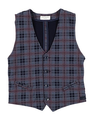 PAOLO PECORA Suit vest 95% Cotton, 5% Elastane
