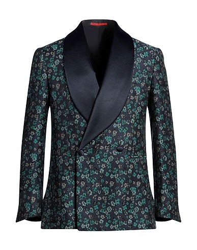 ISAIA Blazer Midnight blue 44% Wool, 33% Cotton, 23% Silk