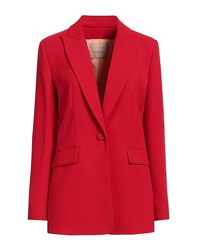 TWINSET Giacca Rosso 94% Poliestere, 6% Elastan