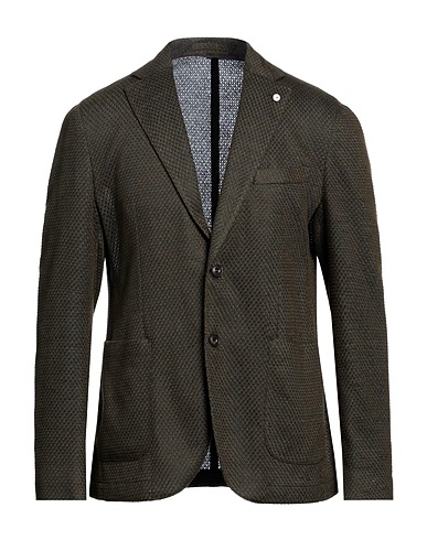 L.B.M. 1911 Blazer Military green 90% Linen, 10% Polyester