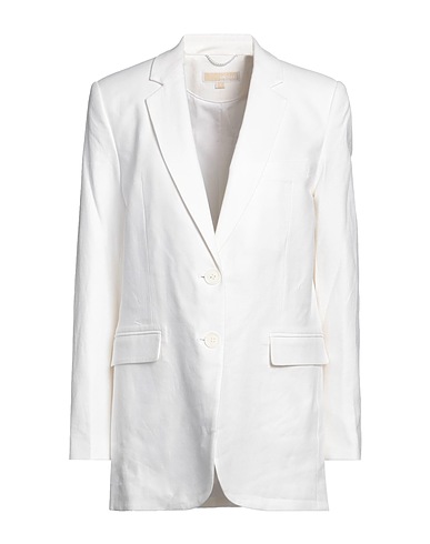 MICHAEL MICHAEL KORS Giacca Bianco 54% Lino, 46% Viscosa